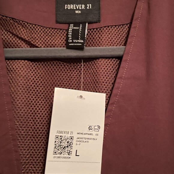 Forever 21, Size L, Mens Oversized, Lightweight, Utility Vest, NEW! - Picture 3 of 11